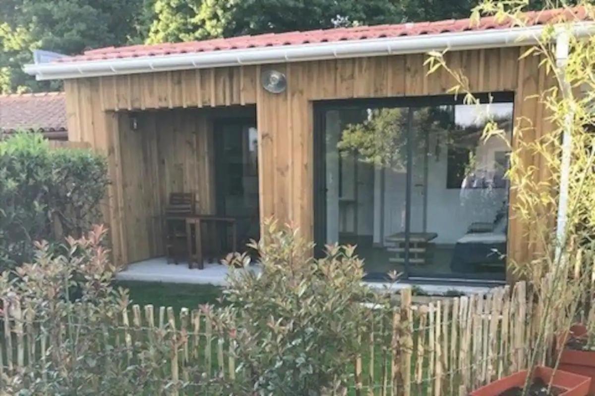 Charmante Cabane Bois Gujan-Mestras Exterior foto